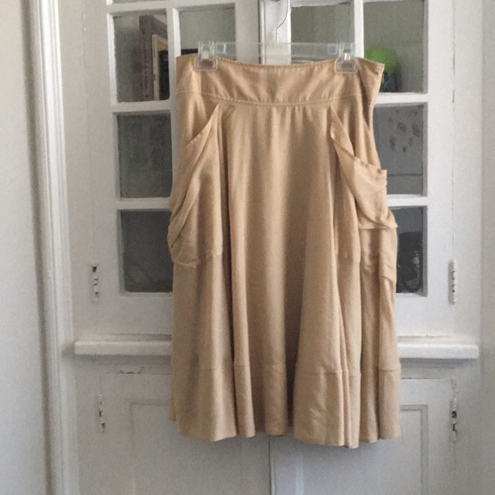 DKNY silk/cotton skirt